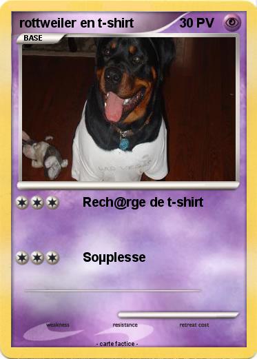 Pokemon rottweiler en t-shirt