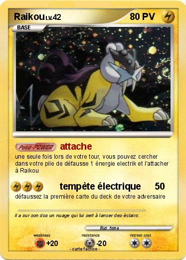 Pokemon Raikou