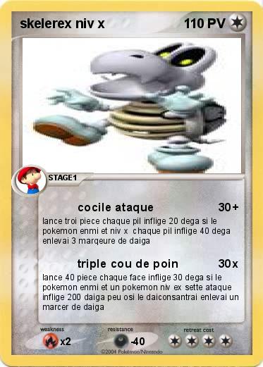 Pokemon skelerex niv x