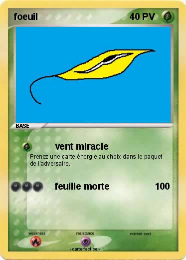 Pokemon foeuil