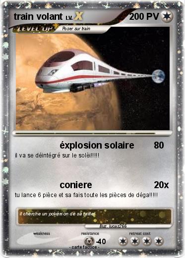 Pokemon train volant