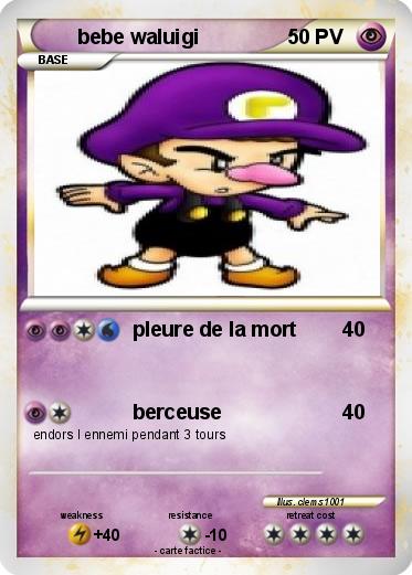 Pokemon bebe waluigi