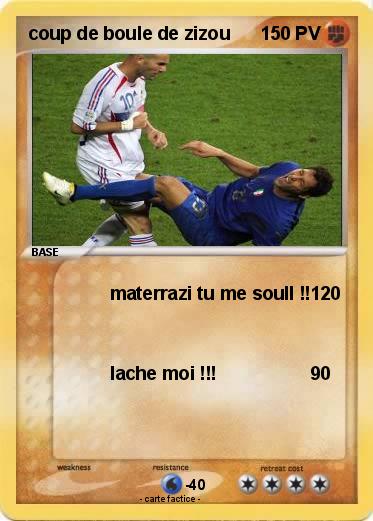Pokemon coup de boule de zizou