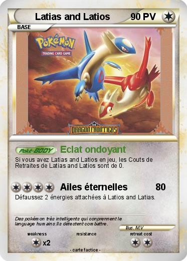 Pokemon Latias and Latios