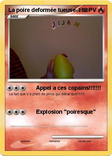 Pokemon La poire deformée tueuse