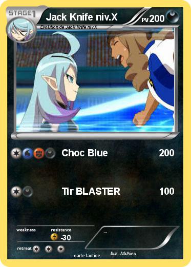 Pokemon Jack Knife niv.X