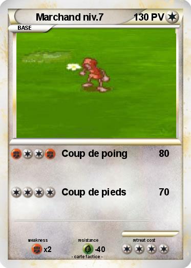 Pokemon Marchand niv.7