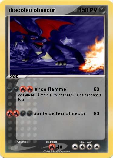 Pokemon dracofeu obsecur