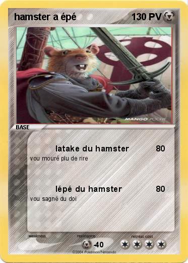 Pokemon hamster a épé