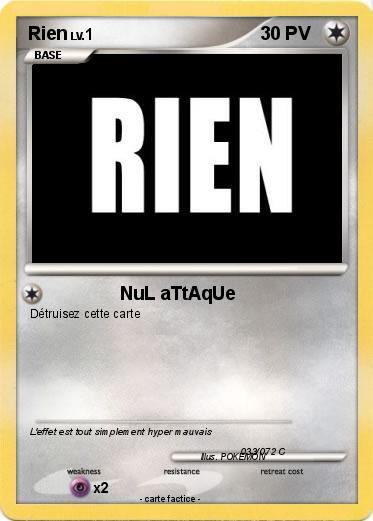 Pokemon Rien