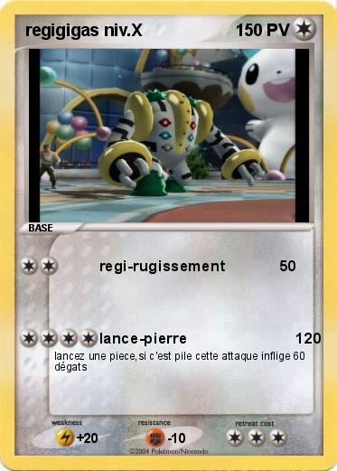 Pokemon regigigas niv.X