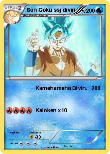 Pokemon Son Goku ssj divin