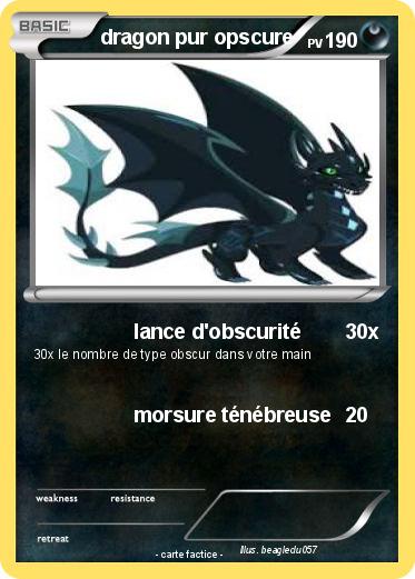 Pokemon dragon pur opscure