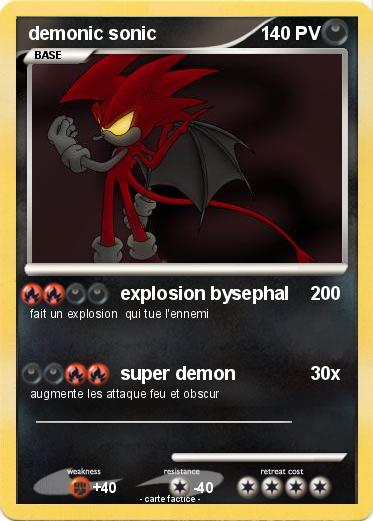 Pokemon demonic sonic