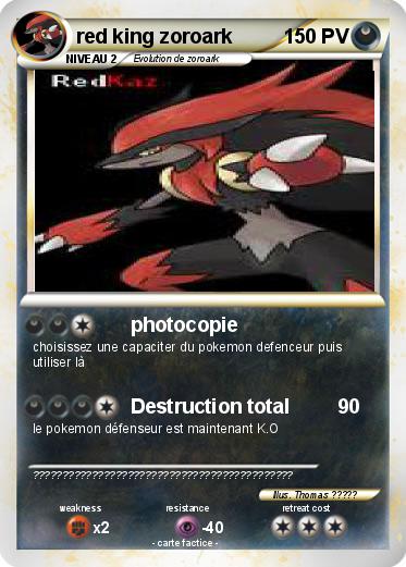 Pokemon red king zoroark