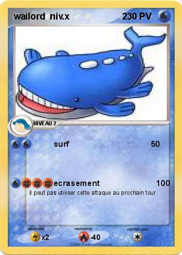Pokemon wailord  niv.x                     2