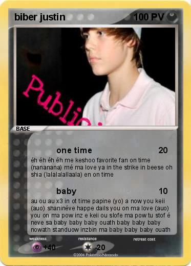 Pokemon biber justin