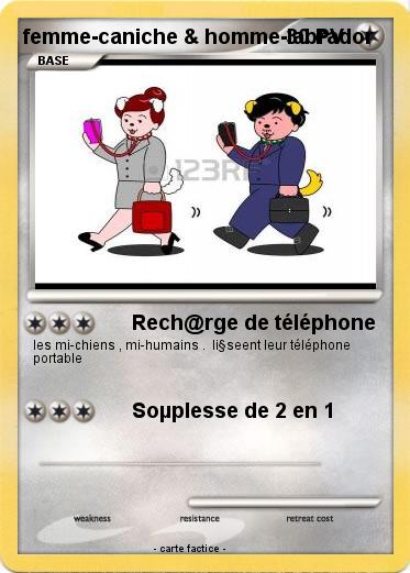 Pokemon femme-caniche & homme-labrador