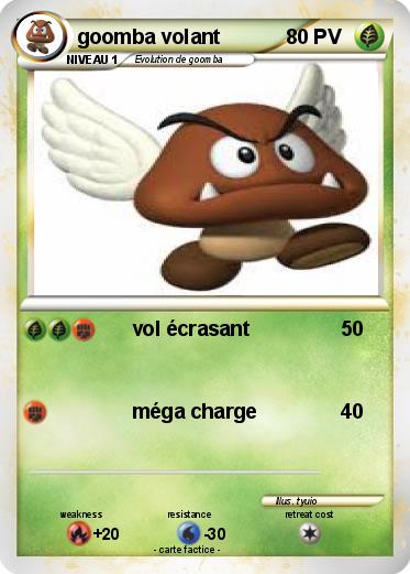 Pokemon goomba volant