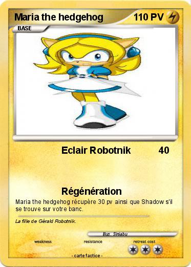 Pokemon Maria the hedgehog