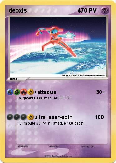 Pokemon deoxis                                4 