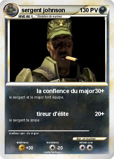 Pokemon sergent johnson