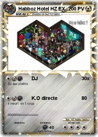 Pokemon Habboz Hotel HZ EX