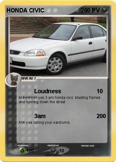 Pokemon HONDA CIVIC