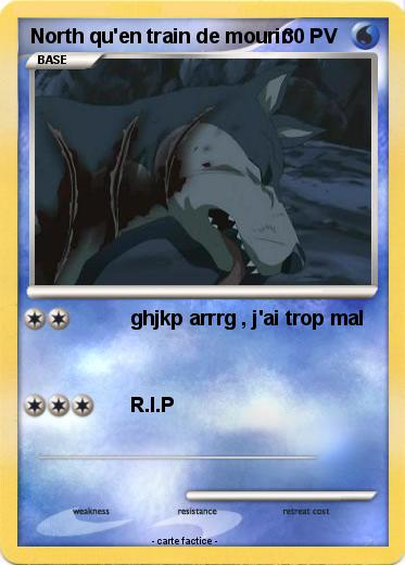 Pokemon North qu'en train de mourir