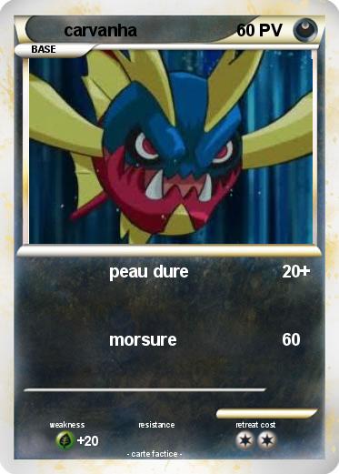 Pokemon carvanha