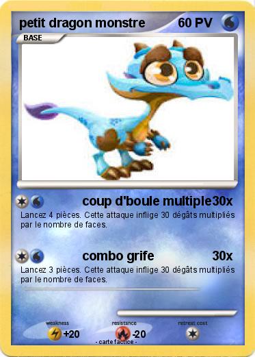 Pokemon petit dragon monstre