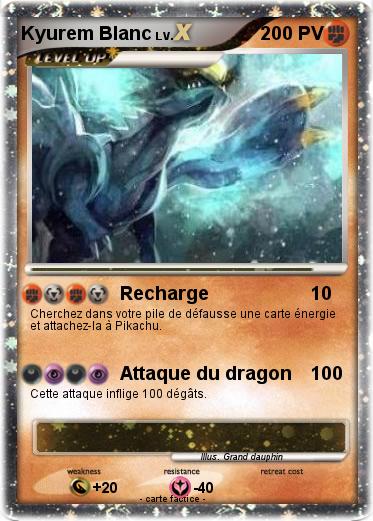 Pokemon Kyurem Blanc