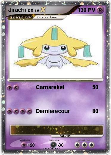 Pokemon Jirachi ex
