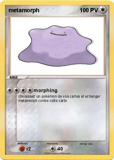 Pokemon metamorph              