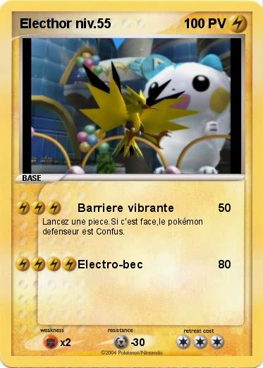 Pokemon Electhor niv.55