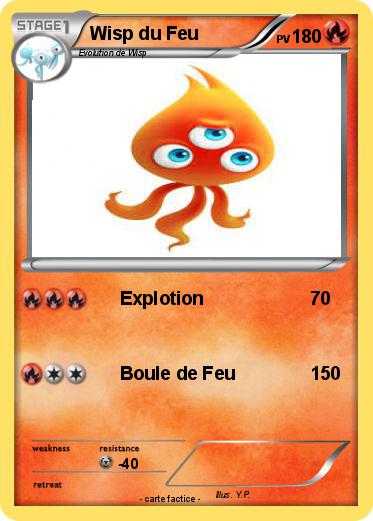 Pokemon Wisp du Feu