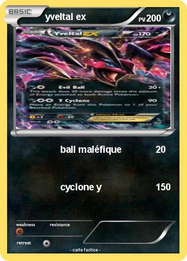 Pokemon yveltal ex