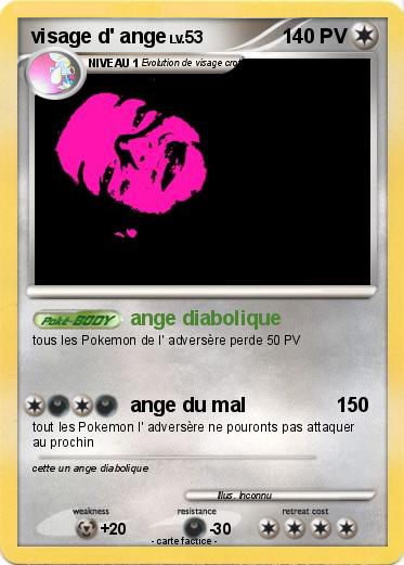 Pokemon visage d' ange