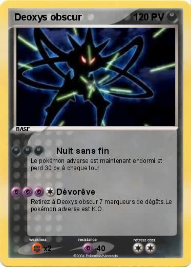 Pokemon Deoxys obscur