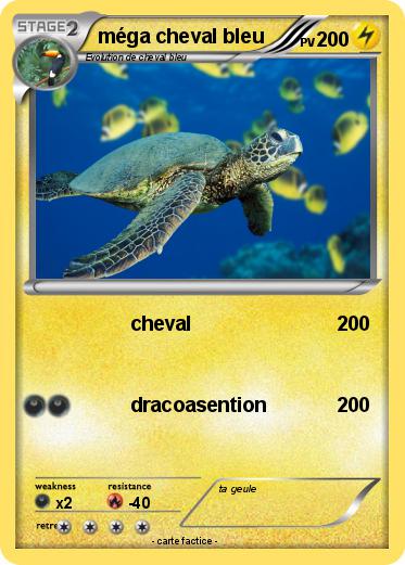 Pokemon méga cheval bleu
