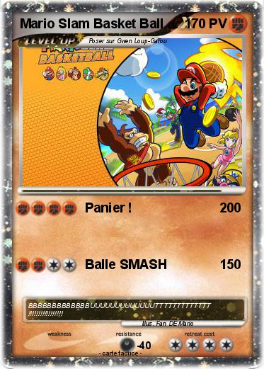 Pokemon Mario Slam Basket Ball