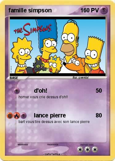 Pokemon famille simpson