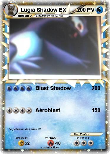 Pokemon Lugia Shadow EX