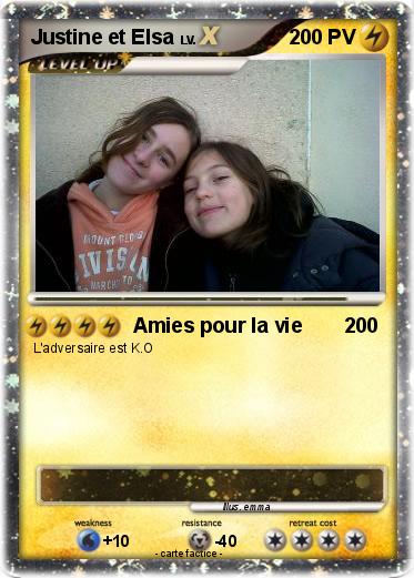 Pokemon Justine et Elsa