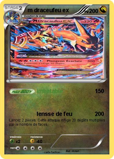Pokemon m draceufeu ex