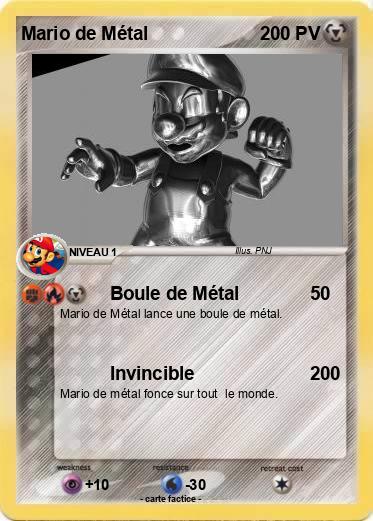 Pokemon Mario de Métal