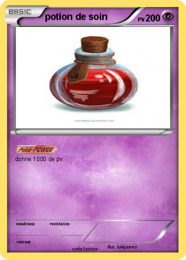 Pokemon potion de soin