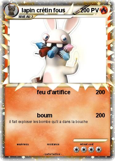 Pokemon lapin crétin fous