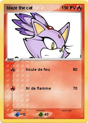Pokemon blaze the cat