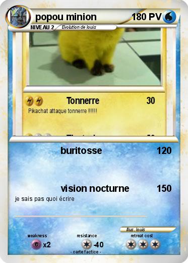 Pokemon popou minion